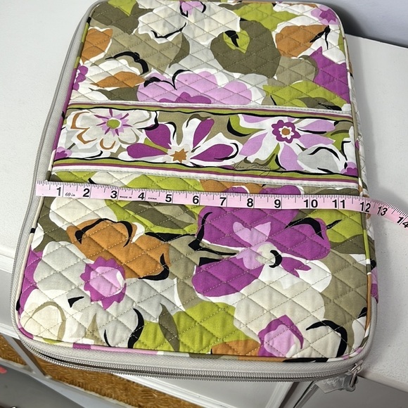 Vera Bradley Floral Laptop Case - Purple, Green, Brown - Picture 9 of 9